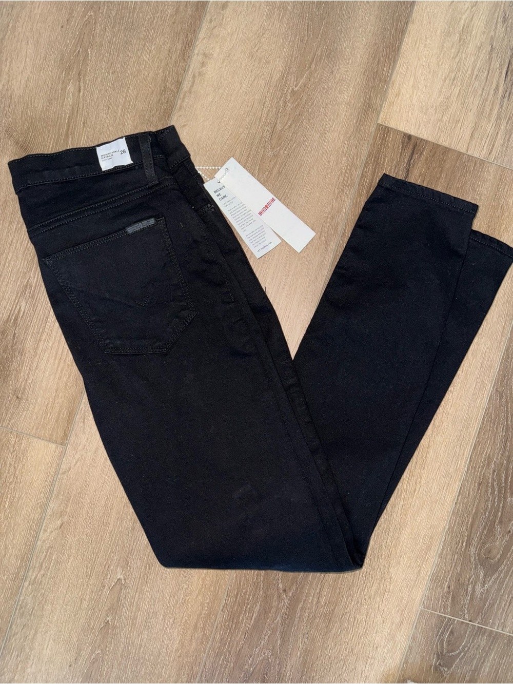 NWT Hudson Black Midrise Ankle Natalie Super Skinny Jeans size 28